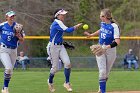 Softball vs Emerson  Wheaton College Softball vs Emerson College in game 2 of their doubleheader. - Photo by Keith Nordstrom : Wheaton, Softball